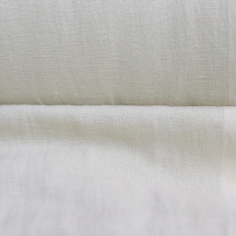 Medium Weight linen with Viscose Stone Washed natural grey