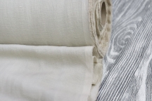 Medium Weight linen with Viscose Stone Washed natural grey