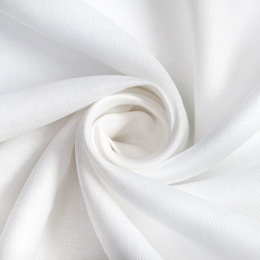 White diagonal suit heavyweight linen 200 gsm