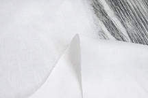 White diagonal suit heavyweight linen 200 gsm