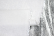 White diagonal suit heavyweight linen 200 gsm