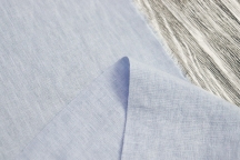 Medium Weight linen with Viscose Stone Washed pastel blue