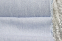 Medium Weight linen with Viscose Stone Washed pastel blue
