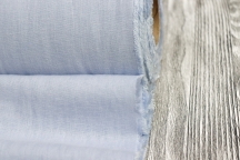 Medium Weight linen with Viscose Stone Washed pastel blue