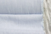 Medium Weight linen with Viscose Stone Washed pastel blue