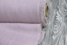 Medium Weight Linen Stone Washed Pale lilac