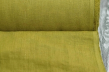 Medium Weight Linen Stone Washed olive green Medium Weight Linen Stone Washed olive green